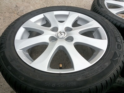 ขายล้อแม็กซ์ Mazda 2 ขอบ15ยาง 185/55/15  4 ล้อ
