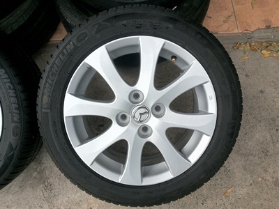 ขายล้อแม็กซ์ Mazda 2 ขอบ15ยาง 185/55/15  4 ล้อ