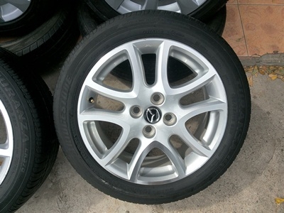 ขายล้อแม็กซ์ Mazda2 Top16 ยาง185/55/16 ปี12  4 ล้อ