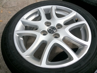 ขายล้อแม็กซ์ Mazda2 Top16 ยาง185/55/16 ปี12  4 ล้อ