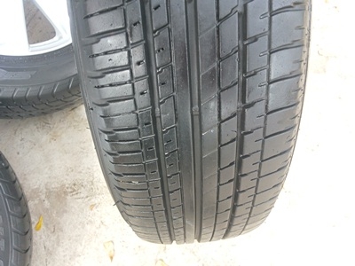 ขายล้อแม็กNISSAN March 15 พร้อมยางBRIDGESTONE  4 ล้อ