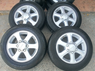 ขายล้อแม็กISUZU GOLD series16 พร้อมยาง  4 ล้อ