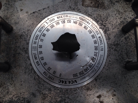 ขายหม้อแปลง Yokoyama Variable Transformer made in Japan สไลปรับโวลได้ ตั้งแต่ 0-220V รับแรงดันได้ 50 Amp สภาพดี