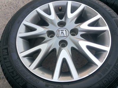 ขายล้อแม็กHonda City Societyขอบ15 พร้อมยางปี12  4 ล้อ