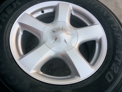 ขายล้อแม็กISUZU All New ขอบ17ยางDUNLOP ปี 12  4 ล้อ