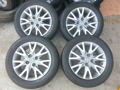 ขายล้อแม็กHonda City Societyขอบ15 พร้อมยางปี4813  4 ล้อ