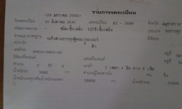 ขายหางพ่วง20ฟุต ตามสภาพ ถาษีเต็ม พร้อมโอนด่วน!!!!