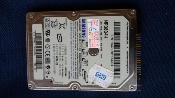HDD IDE Notebook Samsung 80 GB No Bad ใช้งานได้ปกติสมบูรณ์ HDD IDE Notebook Samsung 80 GB No Bad ใช้งานได้ปกติสมบูรณ์