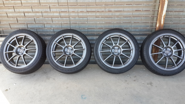 Enkei ขอบ 17 4รู100 พร้อมยาง