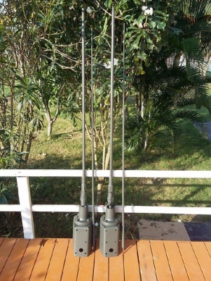 เสาวิทยุพร้อมฐาน สำหรับแต่งรถจิ๊ป ต้นใหญ่