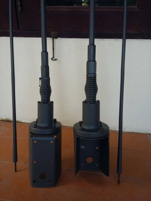 เสาวิทยุพร้อมฐาน สำหรับแต่งรถจิ๊ป ต้นใหญ่