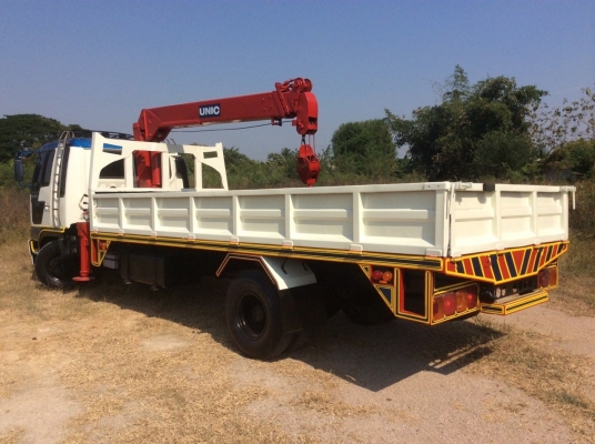 ISUZU 6ล้อ JCM พร้อมเครน 3T (กระบะเหล็ก กว้าง2.3 ม. ยาว4.7 ม.) เครื่องEH700 168 แรง เครื่องดี ยางดี ครัทซีสวย เกียร์สั้น ขาย 390,000บาท