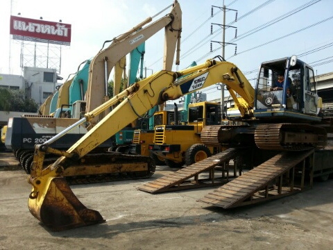 รถขุดดิน SK100-1-YW04993 (อามยาวพิเศษพร้อมใบมีดหน้า)