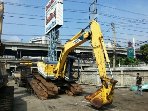 รถขุดดิน SK100-1-YW04993 (อามยาวพิเศษพร้อมใบมีดหน้า)