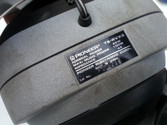 ลำโพงแขวน Satellite Pioneer TS-RVX3 มือสองญี่ปุ่น