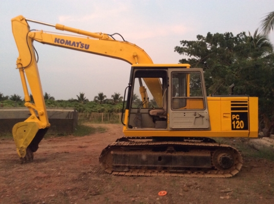 KOMATSU PC 120-2 ใส่เก๋งCATปั้มนิ้วบูมกระบอกไฮรโดรลิครุ่น3