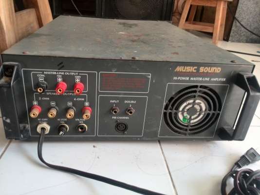 ขขายเพาเวอร์แอมป์ Music sound รุ่น PAK1500