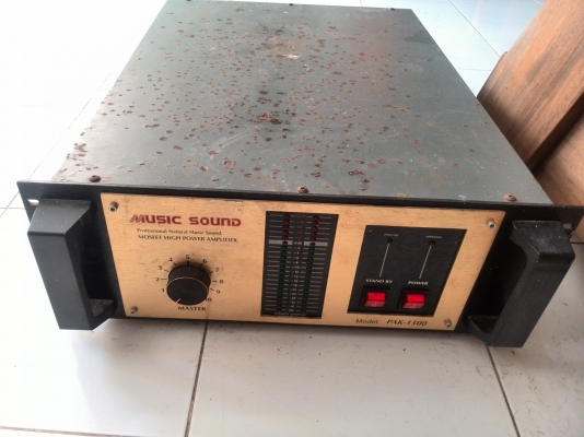 ขขายเพาเวอร์แอมป์ Music sound รุ่น PAK1500