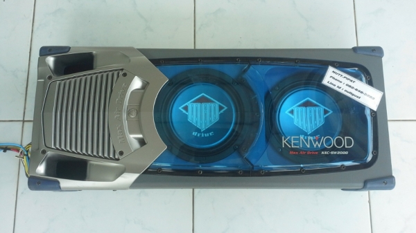 Subwoofer Kenwood รุ่น KSC-SW2000 แอมป์ในตัว มือสองญี่ปุ่น