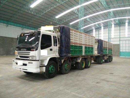 ขายรถสิบล้อ Isuzu DECA 320 คอกเกษตรดั้มเหล็ก  แม่ลูก ปี51  รถสวยพร้อมใช้งาน ราคาต่อรองได้