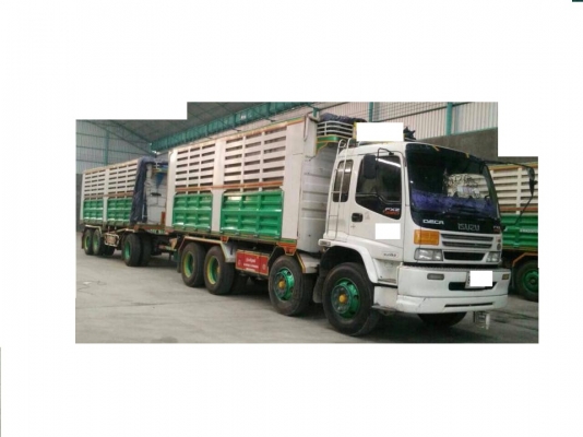 ขายรถสิบล้อ Isuzu DECA 320 คอกเกษตรดั้มเหล็ก  แม่ลูก ปี51  รถสวยพร้อมใช้งาน ราคาต่อรองได้