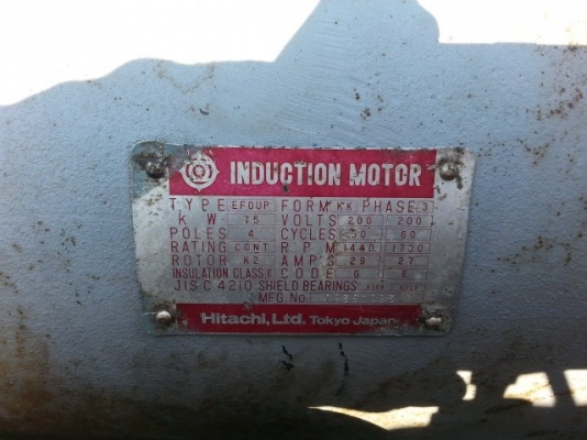 ปั๊มลม HITACHI -3สูบ 10แรงม้า