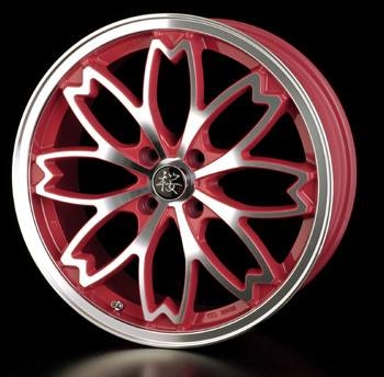 ล้อ Sakura R pride 17*7 / 4*100 off42 พร้อมยางใหม่ ๆ