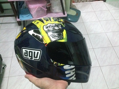 ขายหมวกกันน๊อคAGV GP TECHรุ่นLIMITED.Made in itaylแท้สภาพใหม่กิปชิวเบิกใหม่ภายในสวยกริ๊ป