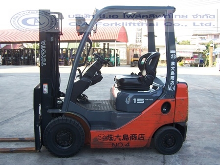 ขายรถ โฟล์คลิฟท์ TOYOTA รุ่น 8-FG15