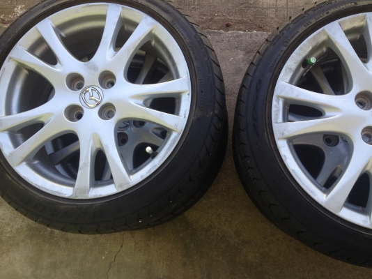 ขายล้อแม็ก Mazda 2 ตัวท็อป ขอบ 16 พร้อมยาง 195/45/16 ขายล้อแม็ก Mazda 2 ตัวท็อป ขอบ 16 พร้อมยาง 195/45/16