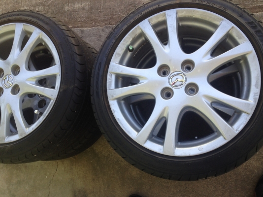 ขายล้อแม็ก Mazda 2 ตัวท็อป ขอบ 16 พร้อมยาง 195/45/16