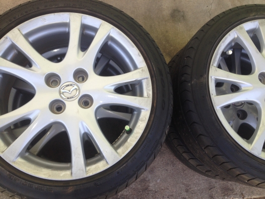 ขายล้อแม็ก Mazda 2 ตัวท็อป ขอบ 16 พร้อมยาง 195/45/16 ขายล้อแม็ก Mazda 2 ตัวท็อป ขอบ 16 พร้อมยาง 195/45/16