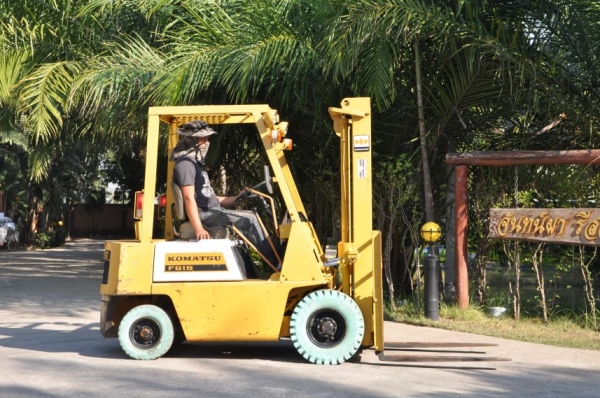 ขายFORKLIFT KOMATSU FG15-12 (1.5ตัน)สวยเดิมจากญี่ปุ่น ยังไม่เคยใช้ในไทย 125,000เท่านั้น!!