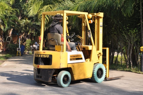 ขายFORKLIFT KOMATSU FG15-12 (1.5ตัน)สวยเดิมจากญี่ปุ่น ยังไม่เคยใช้ในไทย 125,000เท่านั้น!!