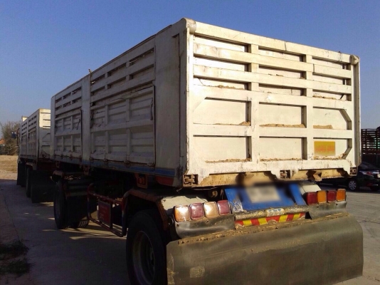 ขายรถพ่วงสิบล้อดัมพ์ ISUZU เครื่อง 300 แรง ปี 54 กระบะดัมพ์อู่สมบัติ ลูก 2 เพลา