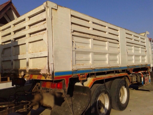 ขายรถพ่วงสิบล้อดัมพ์ ISUZU เครื่อง 300 แรง ปี 54 กระบะดัมพ์อู่สมบัติ ลูก 2 เพลา