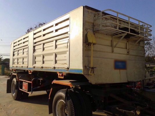 ขายรถพ่วงสิบล้อดัมพ์ ISUZU เครื่อง 300 แรง ปี 54 กระบะดัมพ์อู่สมบัติ ลูก 2 เพลา