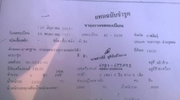 ขาย 6 ล้อดั้ม เครื่อง 6HE1 195 แรงม้า เกียร์ใหญ่ คัสซีสวยตลอดเส้น เฟืองท้ายจัมโบ้ เบรคทิฟฟี่ พาวเวอร์ ทะเบียนพร้อมโอน