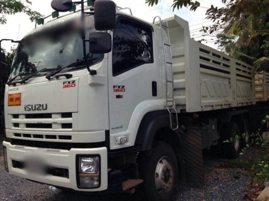 รถอีซูซุ 10 ล้อดั้ม 360 แรงม้า. ปี 57 ( ขายแม่ , ลูก ) ( รถวิ่ง 7x,xxx กม. )   สนใจติดต่อ  081 - 6079515