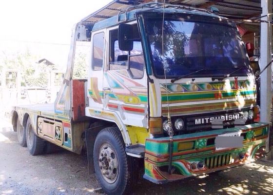 MITSUBISHI FUSO FN225 - 175 HP 6D15 สิบล้อ 2 เพลา เทรลเลอร์ท้ายลาดมีหางพับไฮดรอลิกส์ขึ้นรถเกี่ยวข้าว รถสวยสภาพดีพร้อมใช้งาน เครื่องแรงดีไม่มีเยิ้ม ภายในเก๋งคอนโซลสวยครบ พวงมาลัยเพาเวอร์ ระบบเบรคทริ๊ปฟี้ ช่วงล่างคัชซีไม่มีบวม ยางสภาพดี 75\% พร้อมลากพร้อมบรร