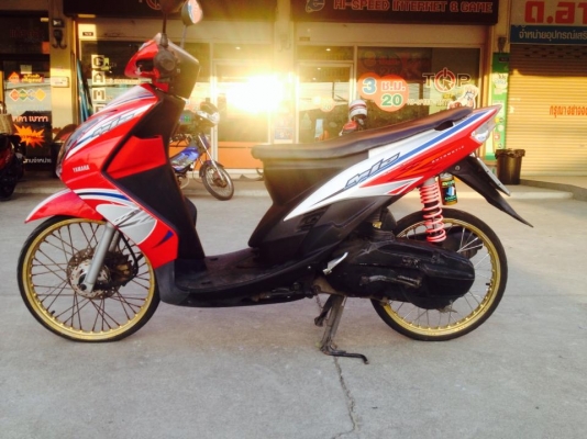 ขาย ยามาฮ่า มีโอ ตาคู่ สีแดง - ขาว ปี 52 สภาพเดิม ๆ