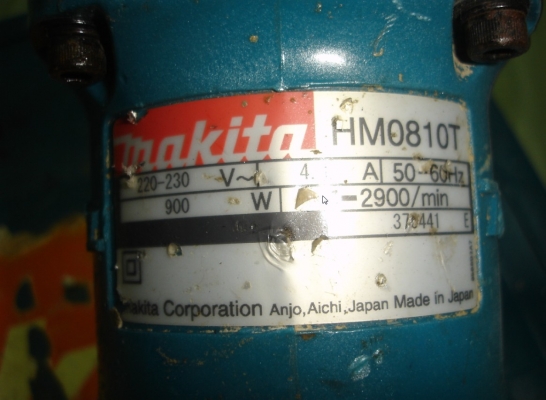 ขายเครื่องสกัดคอนกรีต MAKITA รุ่น HM 0810T