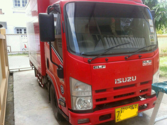 ขายรถบรรทุก 4 ล้อตู้แห้ง ISUZU NLR 130 แรงม้าปี 2553 ไมล์ 128225 กม.ราคา 550000 มี 2 คัน