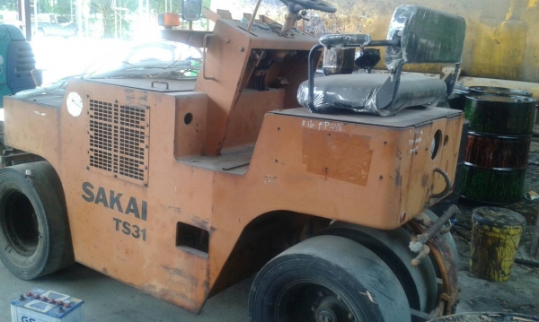 ขายรถบดล้อยาง 7 ล้อ SAKAI TS31 5 ตัน เอกสารใบแจ้งจำหน่าย ราคา 150000