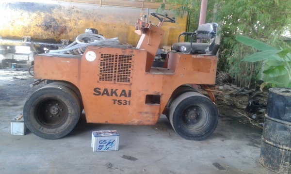 ขายรถบดล้อยาง 7 ล้อ SAKAI TS31 5 ตัน เอกสารใบแจ้งจำหน่าย ราคา 150000