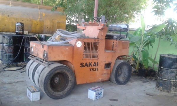 ขายรถบดล้อยาง 7 ล้อ SAKAI TS31 5 ตัน เอกสารใบแจ้งจำหน่าย ราคา 150000