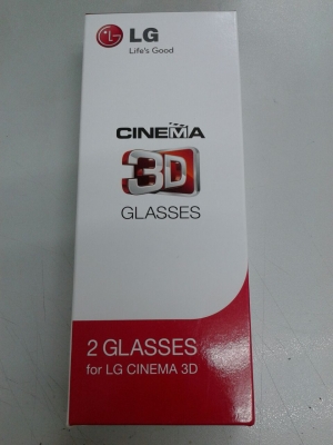 แว่นตา Cinema 3D ของ LG Model AG F310 หนึ่งคู่ ของใหม่แกะกล่อง สภาพดีมาก สนใจโทรมาคุยกันนะครับ