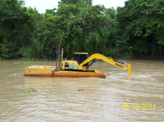 ขายโป๊ะพร้อมรถPC60