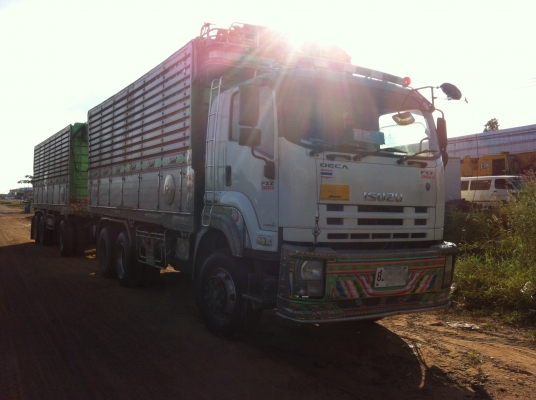 ขายดาวน์ รถพ่วง 22 ล้อ 2 เพลา แม่-ลูก กระบะเนียมคอกเกษตรดั้ม HINO 344 ปี.57 รถวิ่งแค่ 40.000 กว่ากิโล ขายแค่.850.000 สนใจโทร