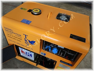 เครื่องกำเนิดไฟฟ้า เครื่องปั่นไฟ ดีเซล ขนาด 5.5 KW มีตู้เก็บเสียง เครื่องกำเนิดไฟฟ้า เครื่องปั่นไฟ ดีเซล ขนาด 5.5 KW มีตู้เก็บเสียง